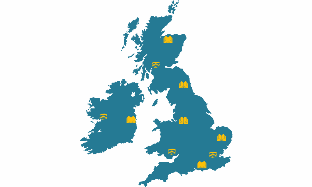 Locations UK and Ireland