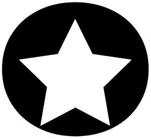 Noval Fiction White Star Logo