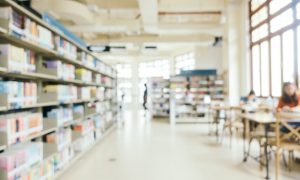 White Blur Library